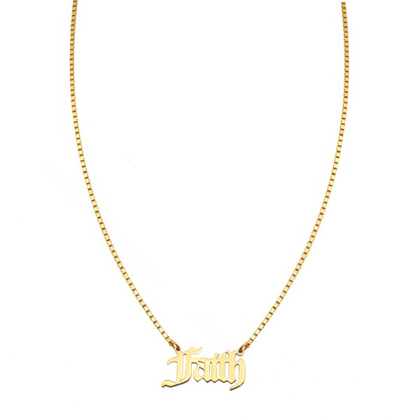 Personalised Name Necklace Cube