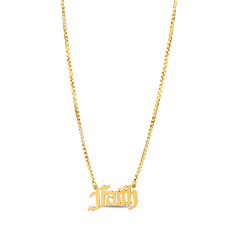 Personalised Name Necklace Cube