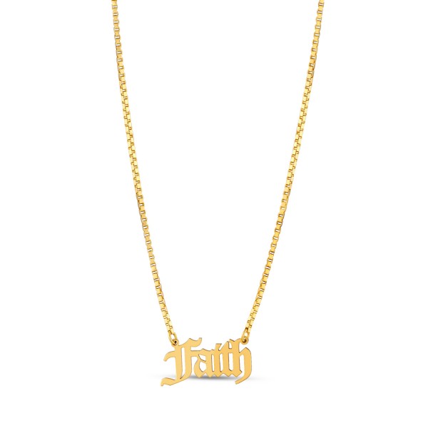 Personalised Name Necklace Cube