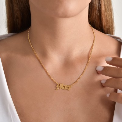 Personalised Name Necklace Gourmet