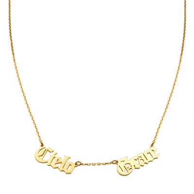 Personalised Two Name Necklace 2
