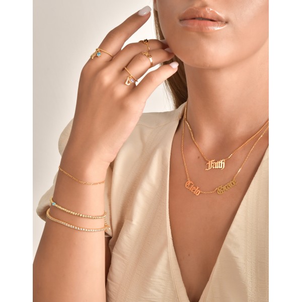 Personalised Two Name Necklace | Crea 