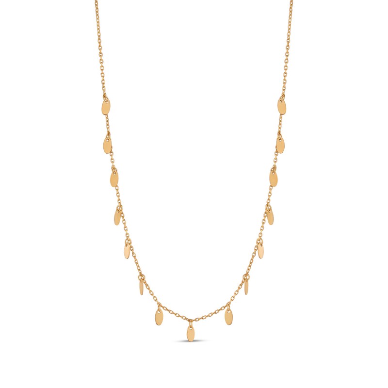 Oval Sequin Necklace