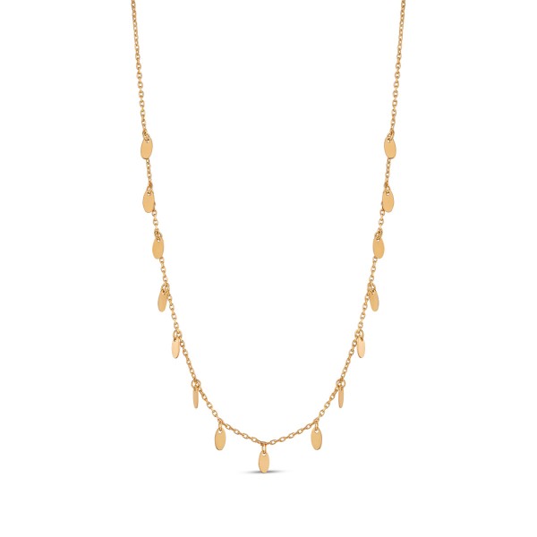Oval Sequin Necklace