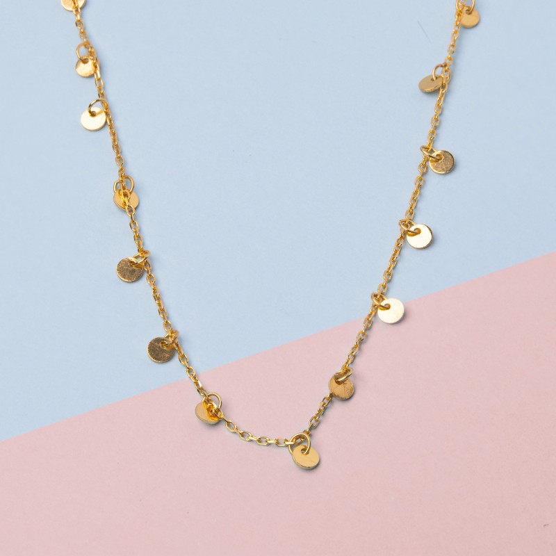 Circle Sequin Necklace