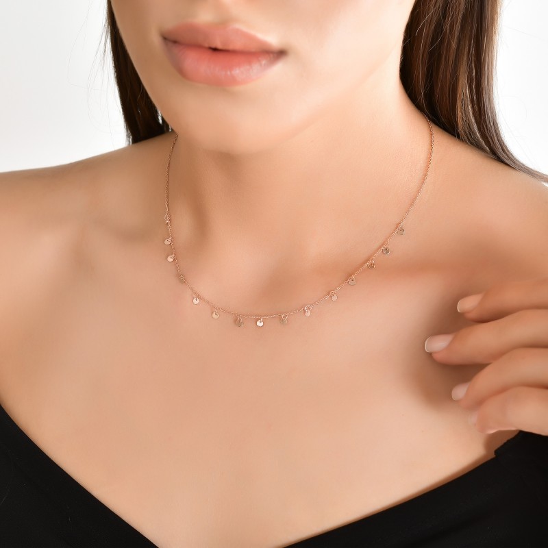 Circle Sequin Necklace