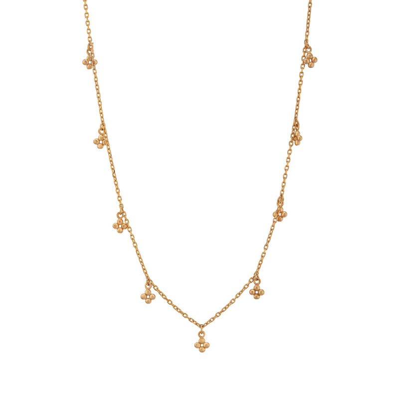 Square Ball Sequin Necklace