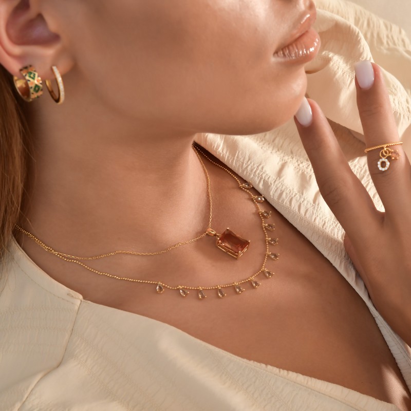 Zultanite Dangle Necklace