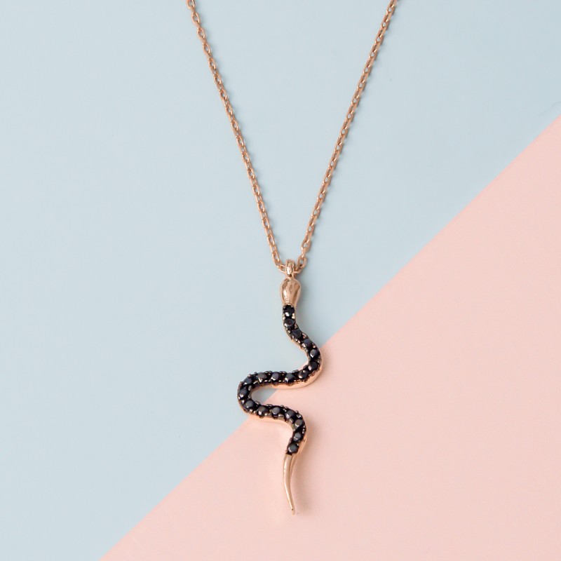 Snake Pendant Necklace