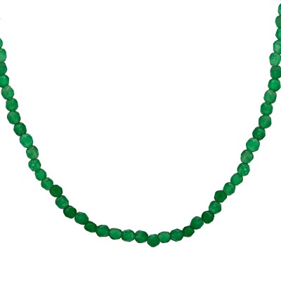 Natural Green Agate Gemstone Choker 2