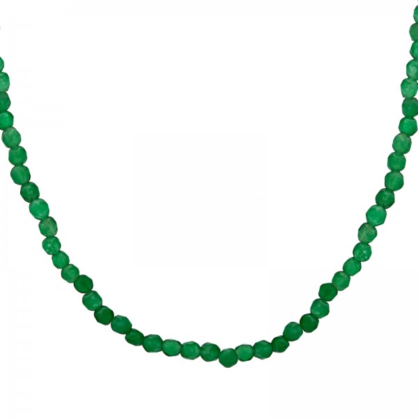 Natural Green Agate Gemstone Choker