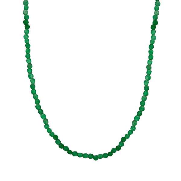 Natural Green Agate Gemstone Choker