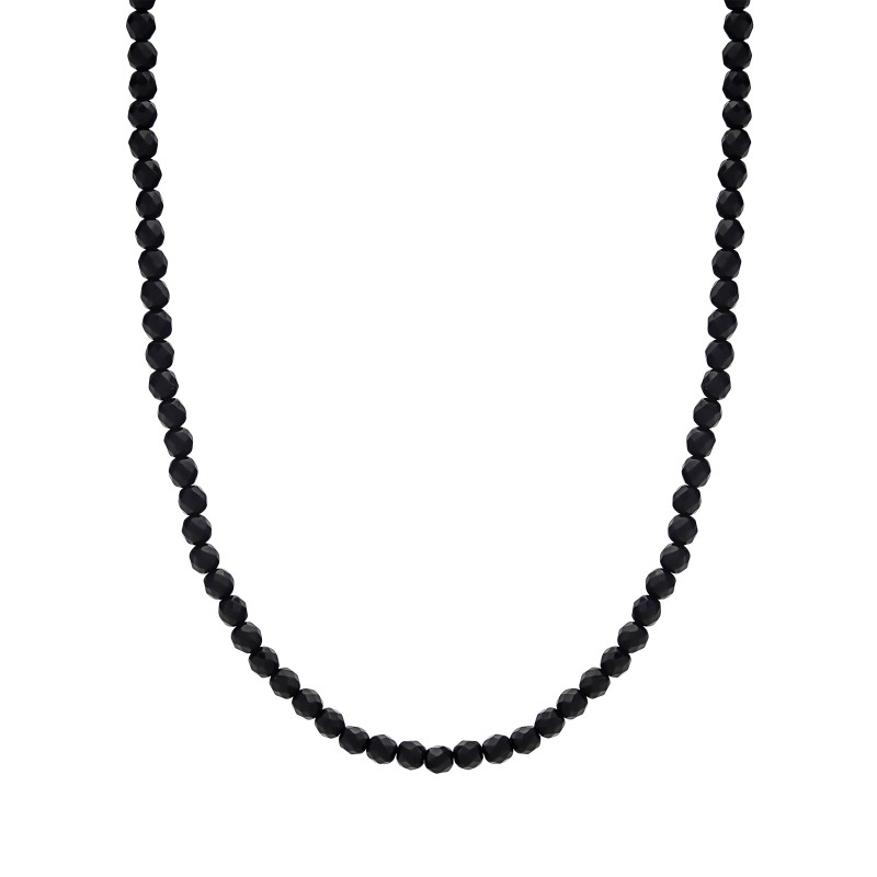 Natural Black Onyx Gemstone Choker