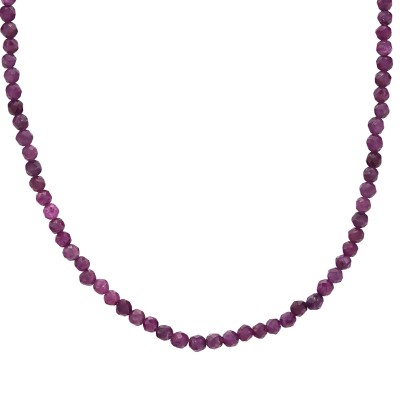 Natural Ruby Gemstone Choker 2