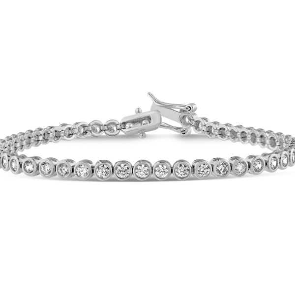 Bezel Tennis Bracelet
