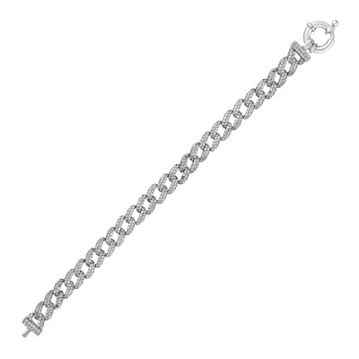 White Cuban Bracelet 2