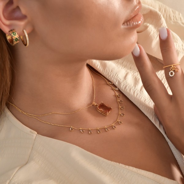 Xanthe Huggie Hoop Earring