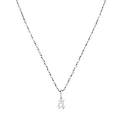 Personalised Old English Letter Necklace 2