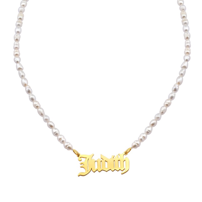 Personalised Pearl Name Necklace