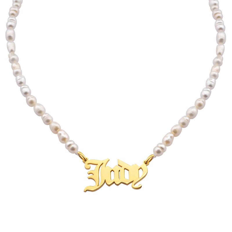 Personalised Pearl Name Necklace